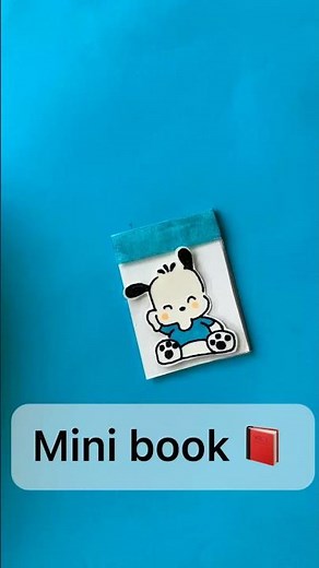 Pochacco Mini book of transparent cover |Cute & easy Mini book |Kids Craft |School Work