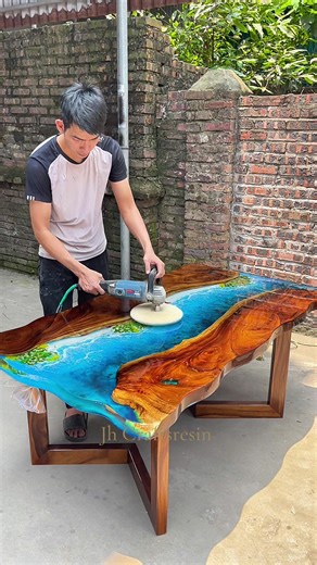 How to Create a 3D Epoxy River Table