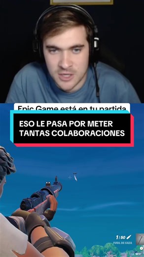 Eso le pasa por meter tantas colaboraciones #fortnite | epic game