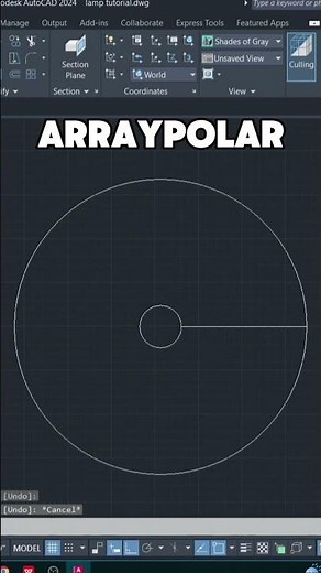 How to Draw Spiral Stairs in AutoCAD | Quick Tutorial #designer #cadtutorial