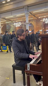 600K views · 6.6K reactions | Playing piano at St. Pancras Station | Francesco Taskayali | Facebook