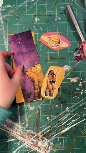 👽🛸🔭🚀 #collage #bookmarkkit #outerspace #publiclibrary #reading