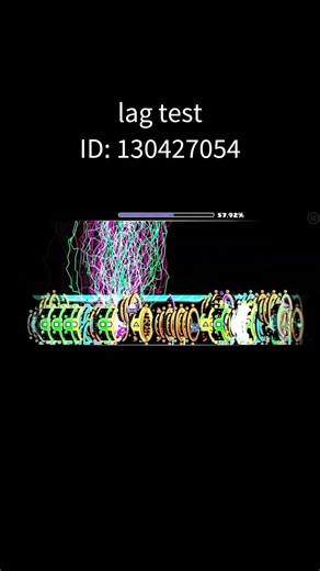 lag test level in #geometrydash