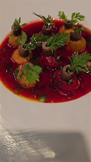 Even Vegans eat so good at Caleb Restaurant & Bar!!! 1 Course Vegan degustation The Heirloom Tomato Salad #cheflife #veganfood #lifeisgood #restaurantlife #subiaco #perthisok #australia #perthfoodadventures #vegan #perthvegan #perthveganeats#veganlife #chefcalebazuka
