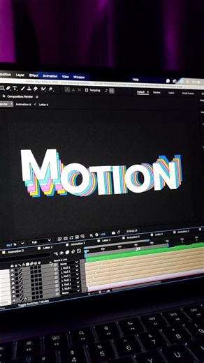 Wavy text animation after effects #motiongraphics #shorts #animation