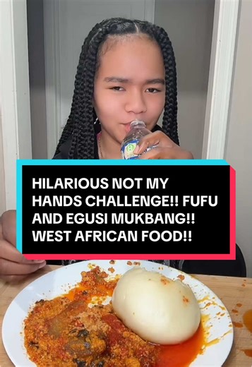 Divertida Desafío Sin Manos: Fufu y Egusi Mukbang