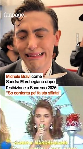 Michele Bravi, like Sandra Marchegiano, after her performance at Sanremo: "I'm so happy to be doi...