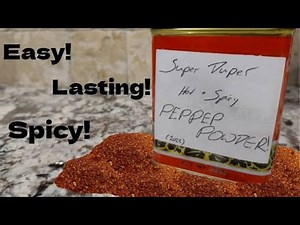 How to Turn Your Peppers Into Powder