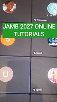JAMB 2027 Online Tutorials for Top Scorers.