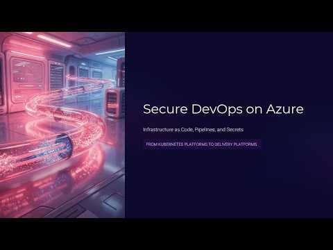 Secure DevOps on Azure: IaC, Pipelines and Secrets (18 of 20)