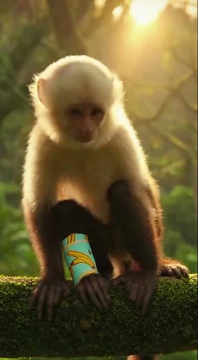 Injured Monkey Falls, Vet Heals Him | Monkey Jumps for Joy After Recovery