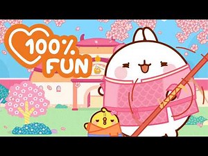 Exploring Japan with Molang! 🍣🌸 Cute Culture & Fun Moments