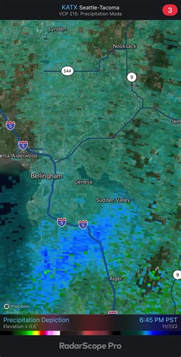 All you Bellingham Snow Lovers ❄️ Looks like small shower is heading into downtown around 10-15 minutes from now. send a pic if you see something 😁 | Whatcom County Weather