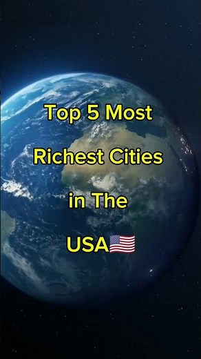 Richest Cities in the USA 🇺🇸 | Top 5 Breakdown#USA #USEconomy