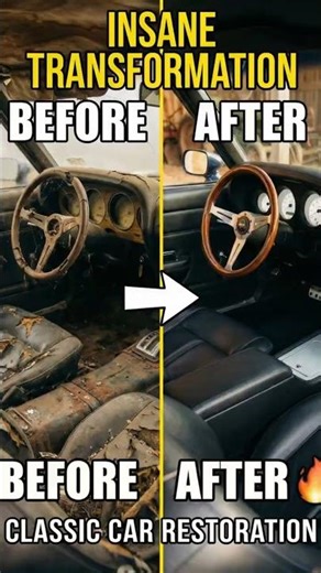 🔧 Mustang 1969: From Rust to Legend | Timelapse