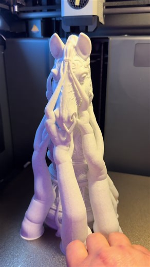 Just finished 3D printing this oversized chess piece and I’m absolutely thrilled with how it turned out! The detail and size are just perfect. Can’t wait to show it off! 🏆♟️ #3DPrinting #ChessArt #DIY #PrintProud #MakersGonnaMake