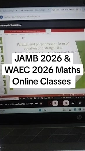 Join JAMB 2026 & WAEC 2026 Maths Online Classes