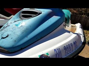 2 Broken Jet Skis sitting for years, can they run again?