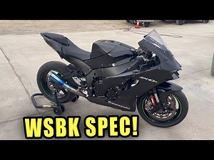 2021 ZX10R Arrow WSBK Spec Full Titanium System Exhaust Sound