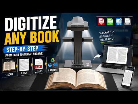How to Digitize a Book from Start to Finish | Scan, OCR & Archive