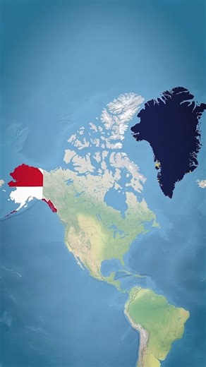 What if Alaska and Greenland swapped places?