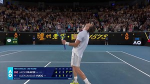 Nerves. Of. Steel 🥶 Jack Draper makes it a hat-trick of five-set wins at #AO2025! 🇬🇧 🎥: ESPN • Eurosport • Wide World of Sports • WOWOW | Australian Open