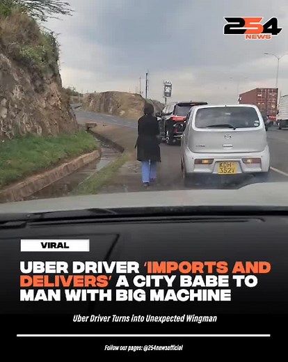 Uber Driver ‘Imports and Delivers’ Package to Big Man, City Babe Switches from Uber to Big Machine Mid-Journey #fyp #foryoupage❤️❤️ #kenyantiktok🇰🇪 #viral #trendingvideo