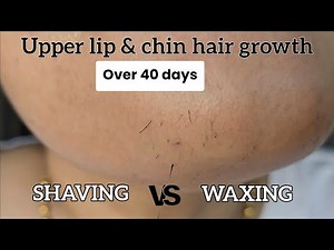Waxing Vs Shaving & Plucking | My 40 Day Facial Hair growth results! [4k]