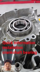 9.3K views · 213 reactions | How to install crankshaft bearing instruction #inspiration #tutorial #mechanic #motorcycle #allfollowers #information #starseverywherefbreelsvideo #videograms #motorcyclerepair #mhighlightechanic #allfollower | Alberto Mantong Alabar | Facebook