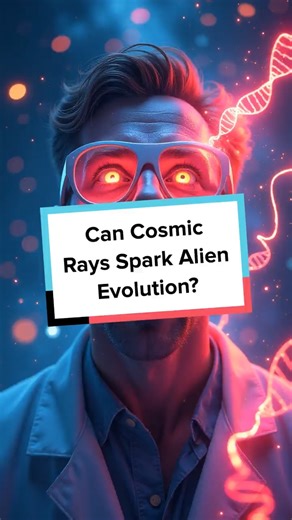 Can Cosmic Rays Spark Alien Evolution? #Space #Astrobiology #CosmicRays #Alien #Life #Science #facts
