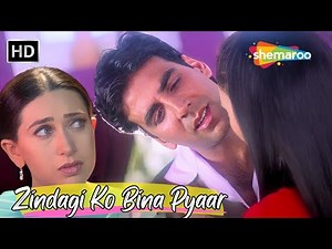 Zindagi Ko Bina Pyaar Koi Kaise | Akshay Kumar, Karishma Kapoor Hit Song | Haan Maine Bhi Pyaar Kiya