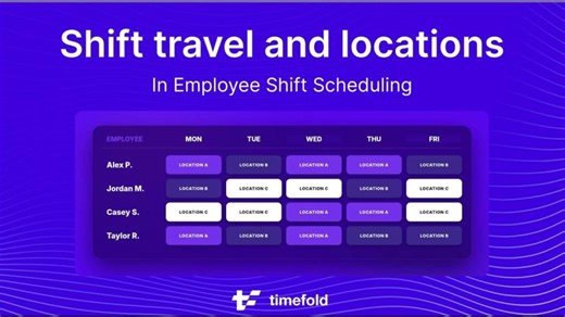Employee Shift Scheduling with Travel Time and Location Constraints | Geoffrey De Smet