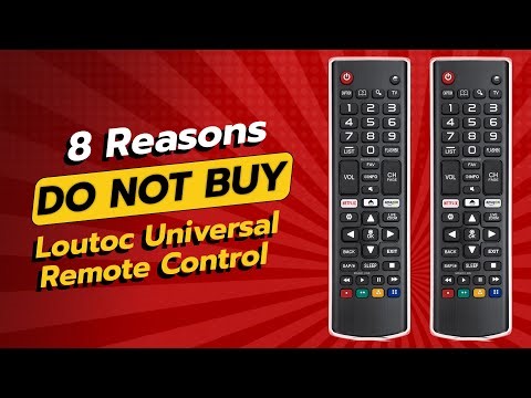 DON'T BUY Loutoc Universal Remote Control BEFORE WATCHING THIS VIDEO! 🚫📺 (8 Reasons)