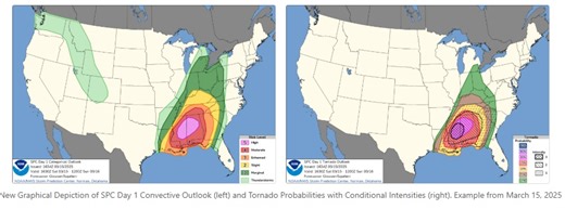 Storm Prediction Center makes changes to its convective outlook