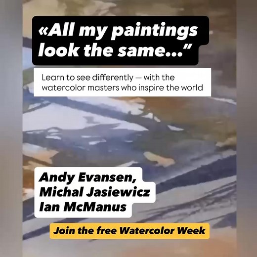 You paint. You have your favorite brushes, your colors, your sketchbooks. But lately, you catch yourself thinking: “All my paintings look the same…” “I practice a lot, but I don’t feel I’m growing.” It’s not a lack of skill — it’s a sign you’ve outgrown repetition. You don’t need another tutorial. You need a new way of seeing — freshness, flow, life in your art. Sometimes, to feel inspired again, all it takes is to see how masters see. During the Free 7-Day Online Watercolor Week by Artefacto, t