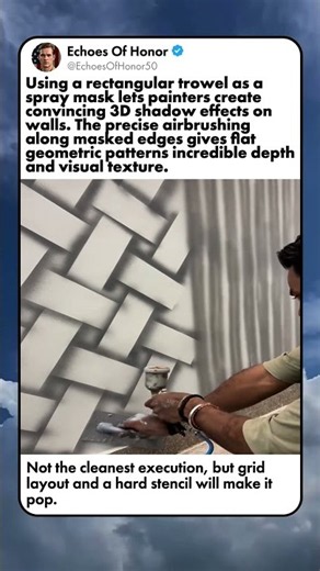 3D SPRAY PAINT WALL ILLUSION