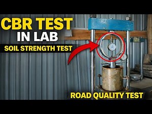 How cbr test done in laboratory for road construction