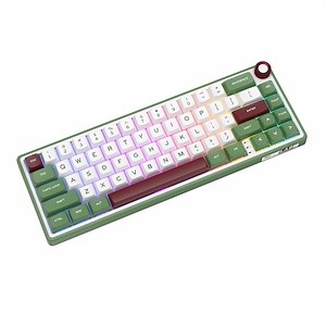 Tastatura mecanica gaming Royal Kludge, 65 taste, hotswap, RGB, chartreuse switch, RKR65-GREEN - eMAG.ro