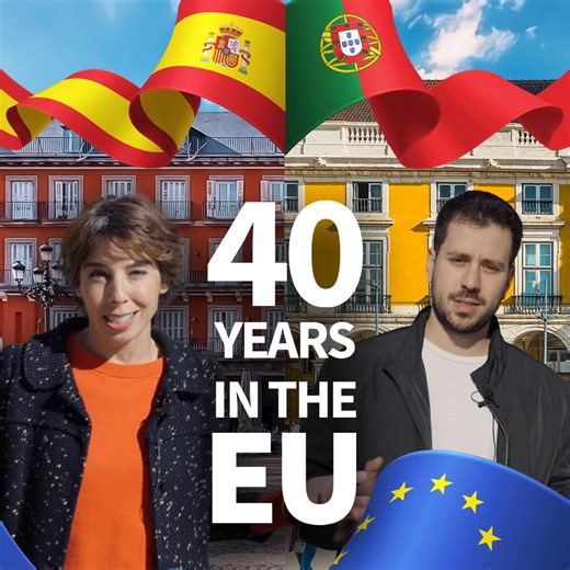 This year, we’re celebrating 40 years since Portugal and Spain joined the EU! 🇵🇹 🇪🇸 What has EU membership meant for citizens in these two countries? Find out in this video 🎥👇 | Council of the European Union