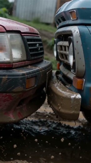 THE NARROWEST ROAD IN THE WORLD? 🚙💥 #carcrash #offroad #muddy #narrowroad #fail #trucks #action