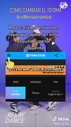 Tutorial de FanNstar para votar por StrayKids en la votación actual