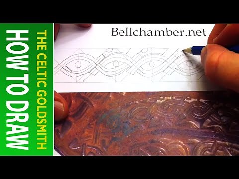 How to Draw Celtic Animals 7 - Wolf Knot Staffordshire 2of4