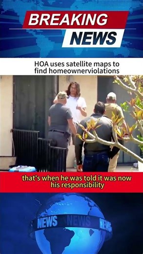 HOA uses satellite maps tofind homeownerviolations#news #breakingnews #foryou