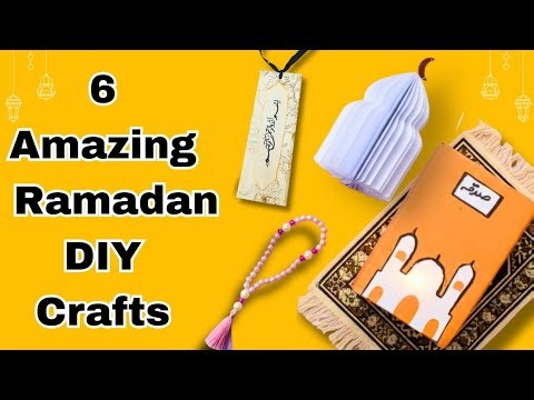 6 Ramadhan DIY Crafts | Super Easy Ramadan Crafts 