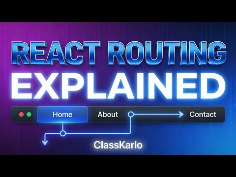 React Router Tutorial for Beginners | Page Navigation in React