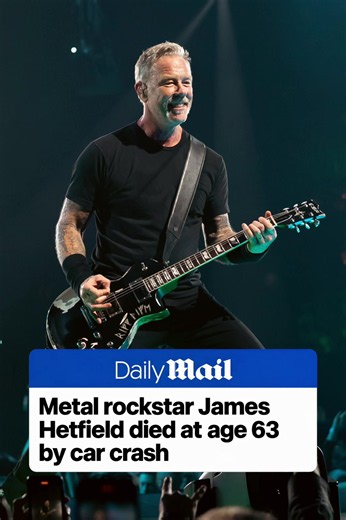 James Hetfield death in car crash - Metallica co-founder news