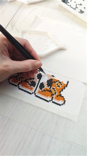 🐆 Leopard Made from 3,200 Leftover Diamonds | Fast Process