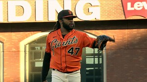 Johnny Cueto poncha a cinco