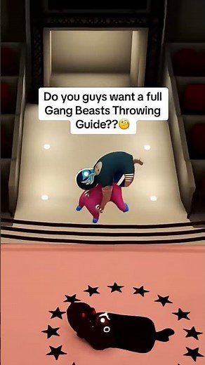 Gang Beasts Throwing Tutorial #gangbeast #gangbeastsfunnymoments #gangbeasts #shorts #fyp #gaming