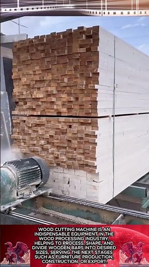 Super fast industrial wood cutting machine || Wood cutting technology